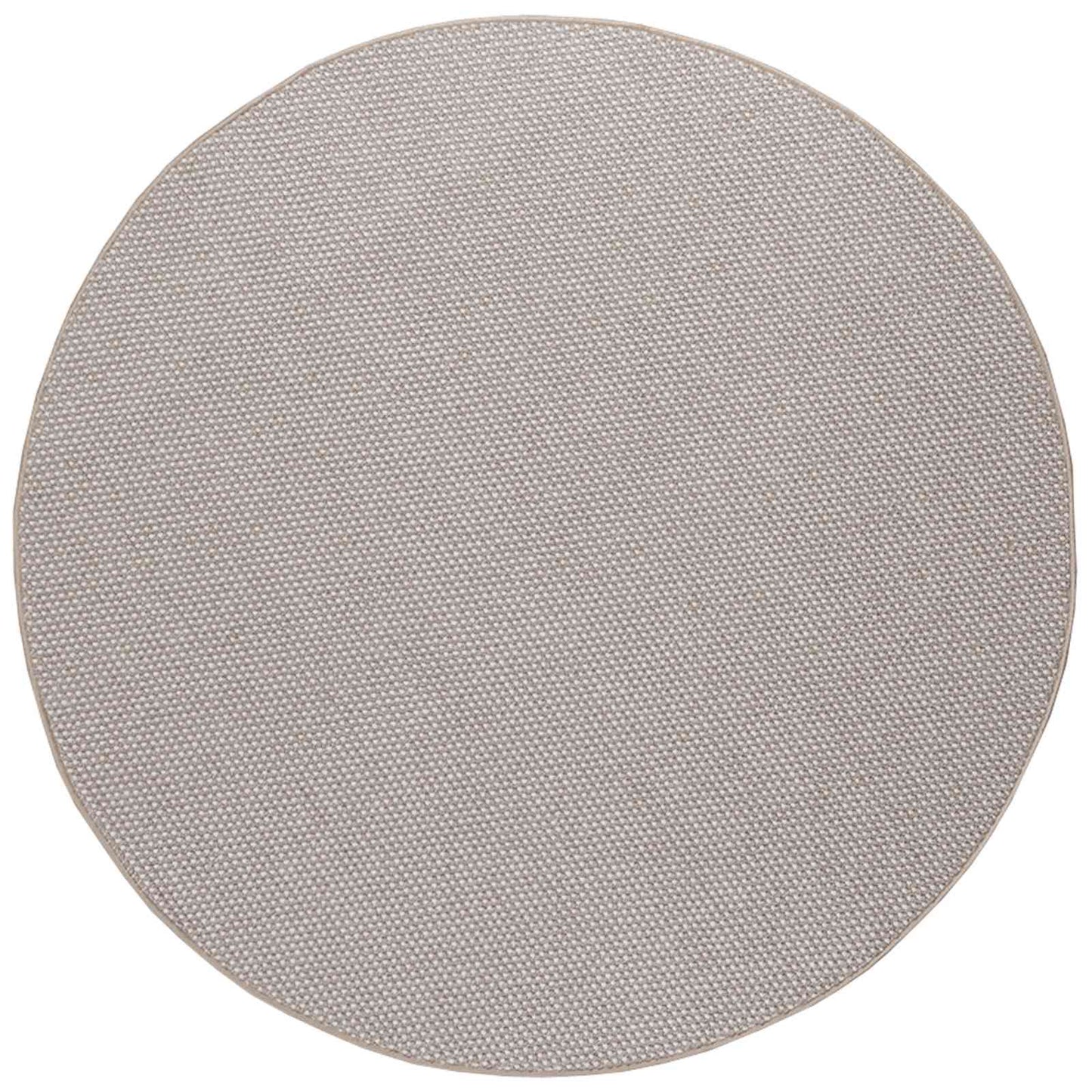 Områdetepper Rund LUGO Krem og Taupe Ø 200 CM Polyester