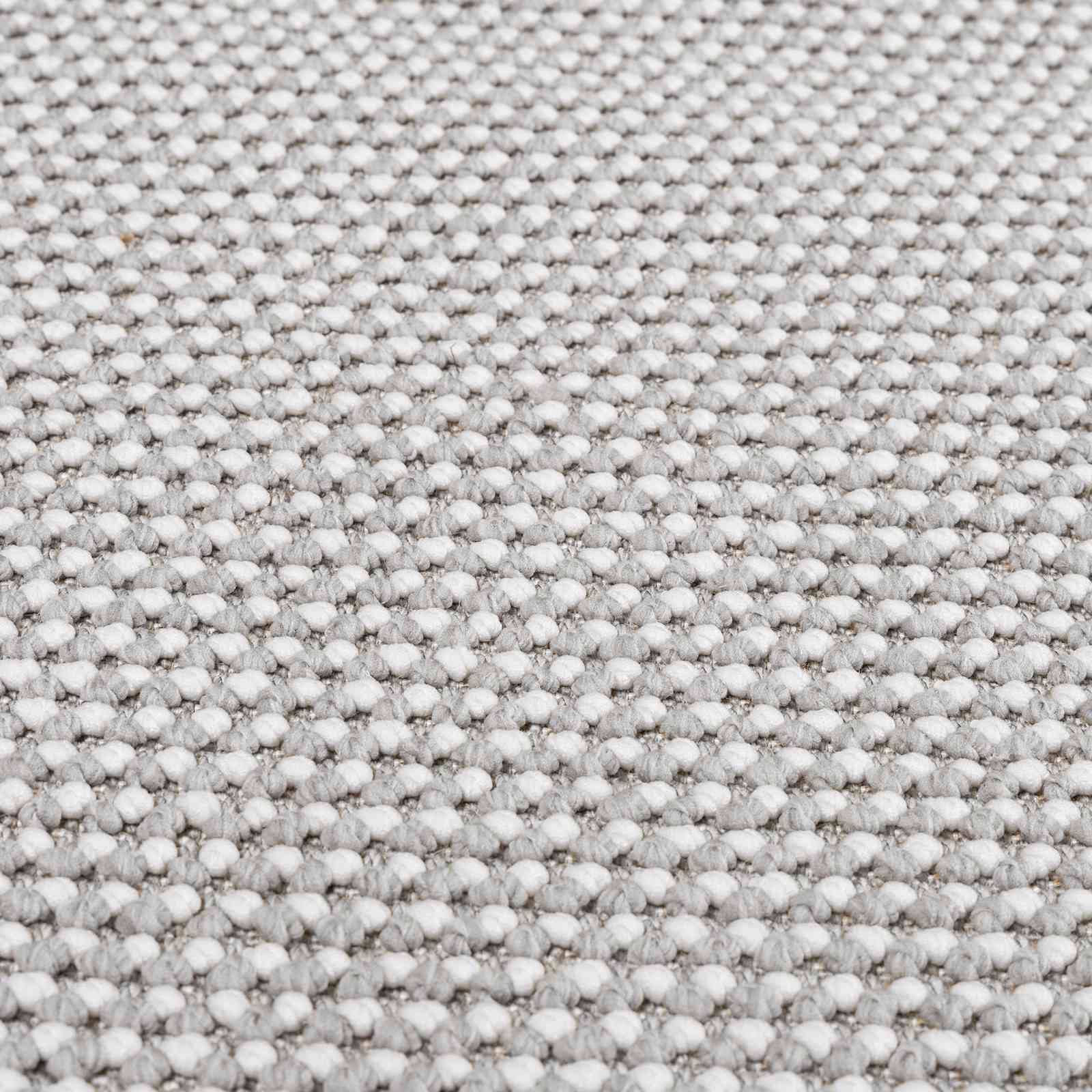 Områdetepper Rund HUARTE Krem og Grå Ø 120 CM Polyester vidaXL