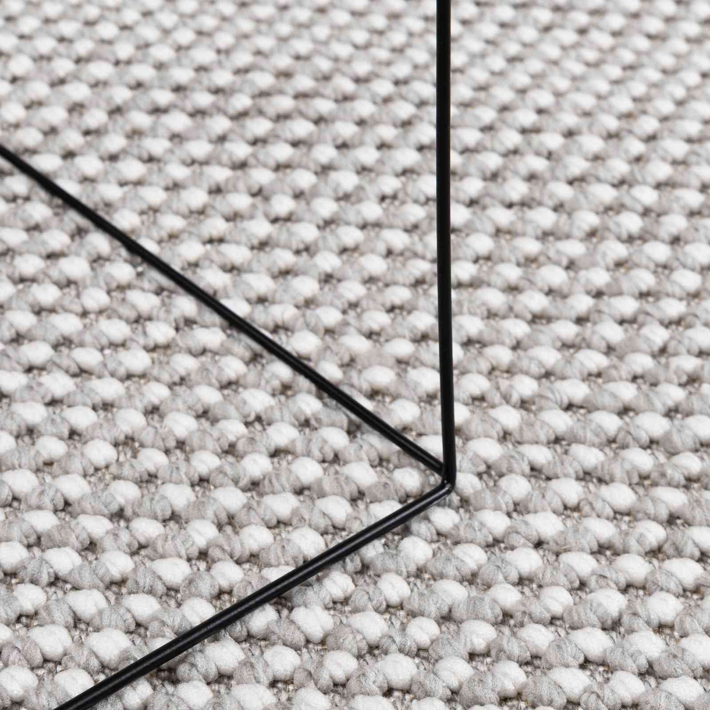 Områdetepper Rund HUARTE Krem og Grå Ø 200 CM Polyester vidaXL