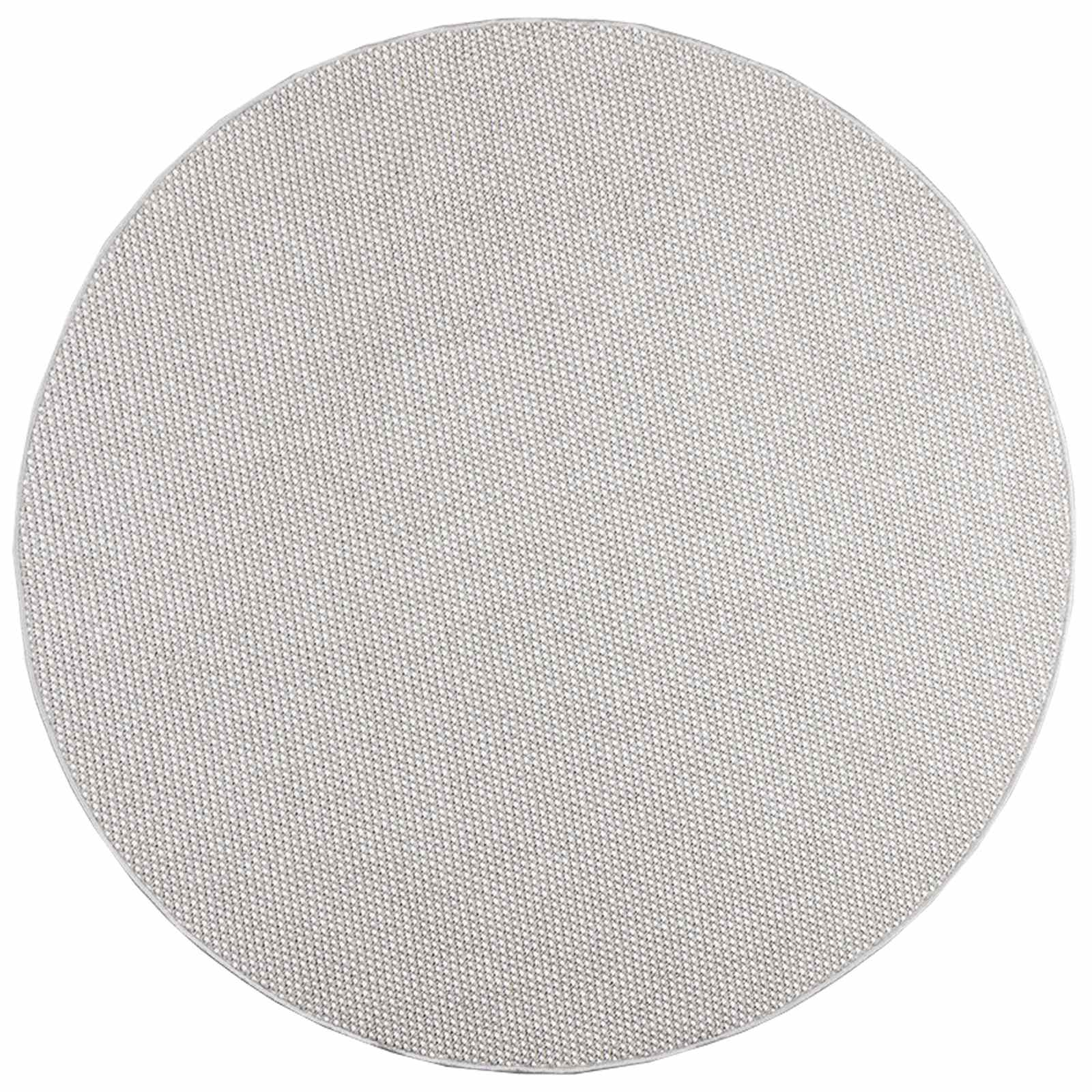 Områdetepper Rund HUARTE Krem og Grå Ø 200 CM Polyester vidaXL
