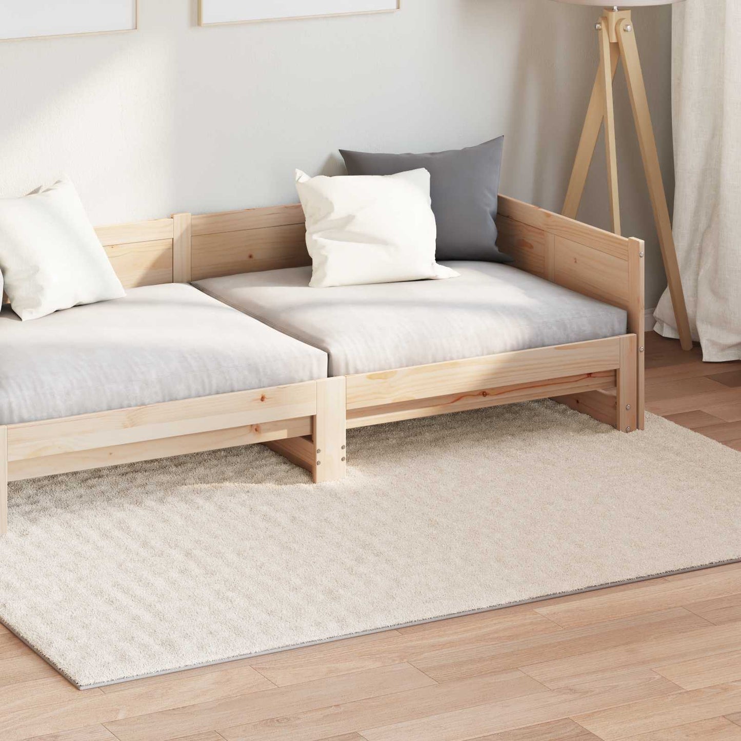 Områdetepper Rektangulær SIROLO Beige 230 x 160 cm Polyester