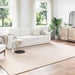 Områdetepper Rektangulær SIROLO Beige 280 x 200 cm Polyester
