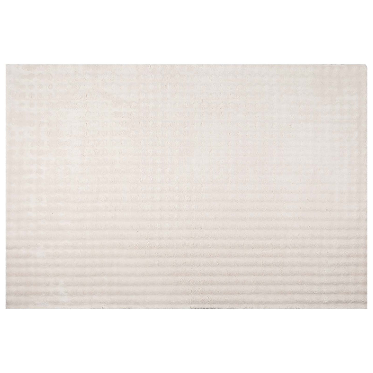 Områdetepper Rektangulær SIROLO Beige 340 x 240 cm Polyester
