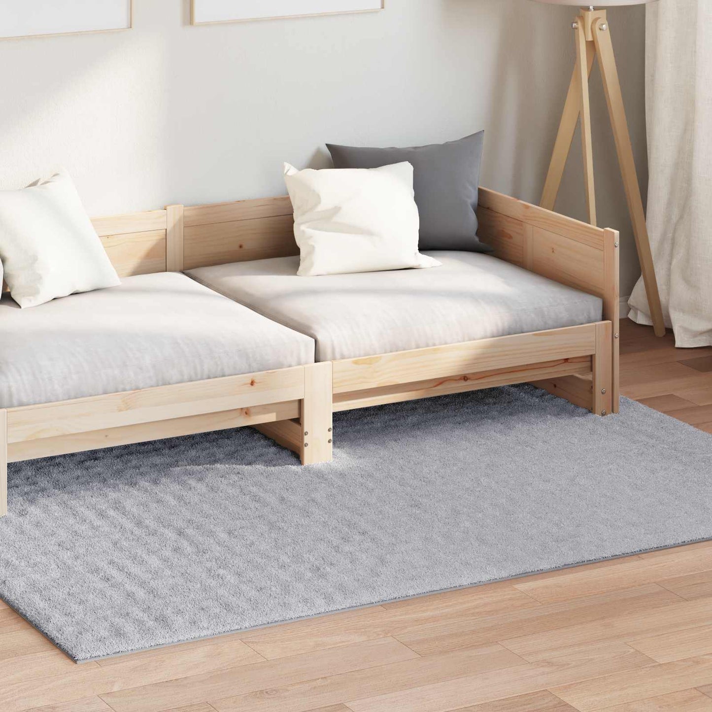 Områdetepper Rektangulær SIROLO Grå 200 x 140 cm Polyester