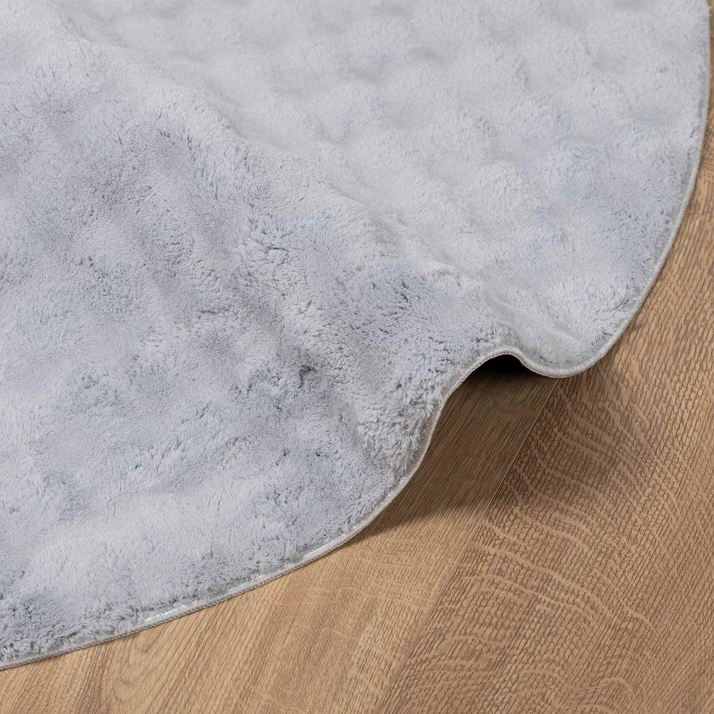 Områdetepper Rund SIROLO Grå Ø 200 CM Polyester