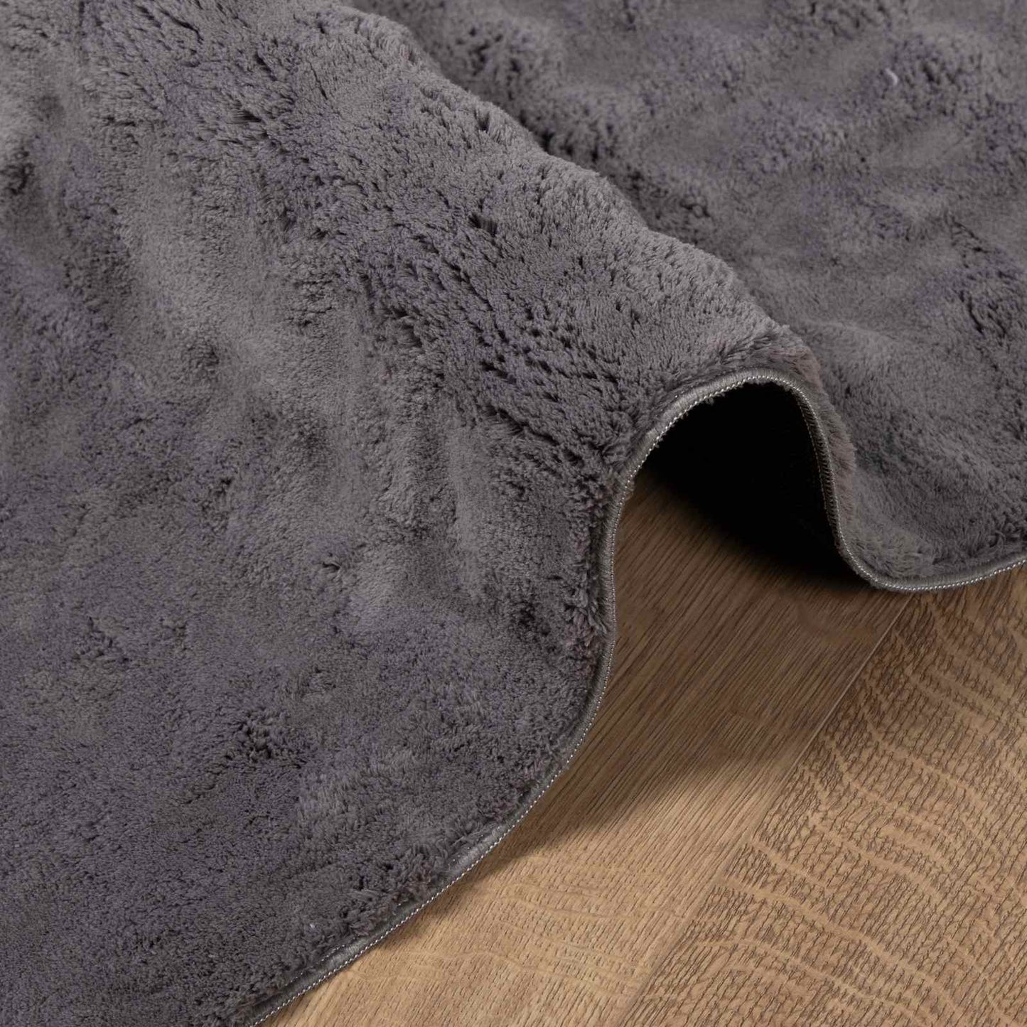 Områdetepper Torget SIROLO Antrasitt 120 x 120 cm Polyester
