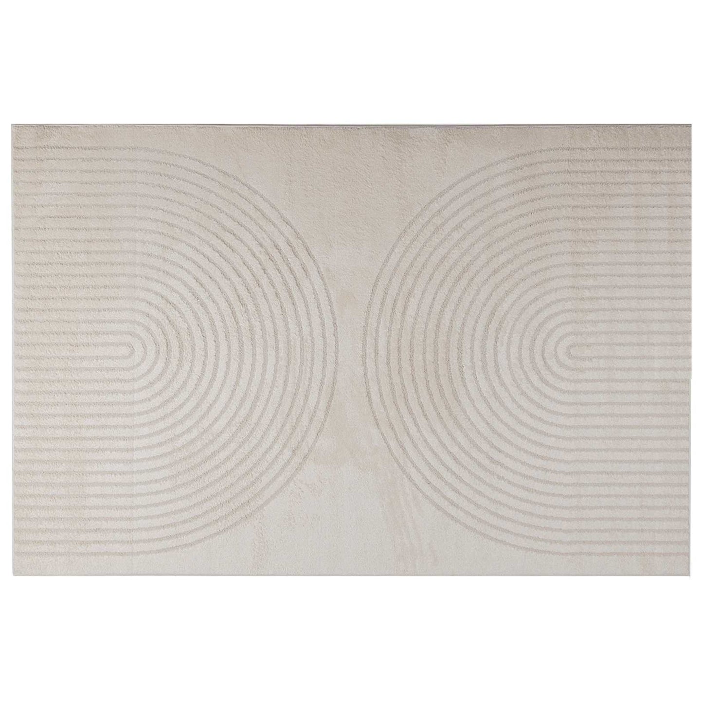 Områdetepper Rektangulær GALATI Krem 280 x 200 cm Polyester