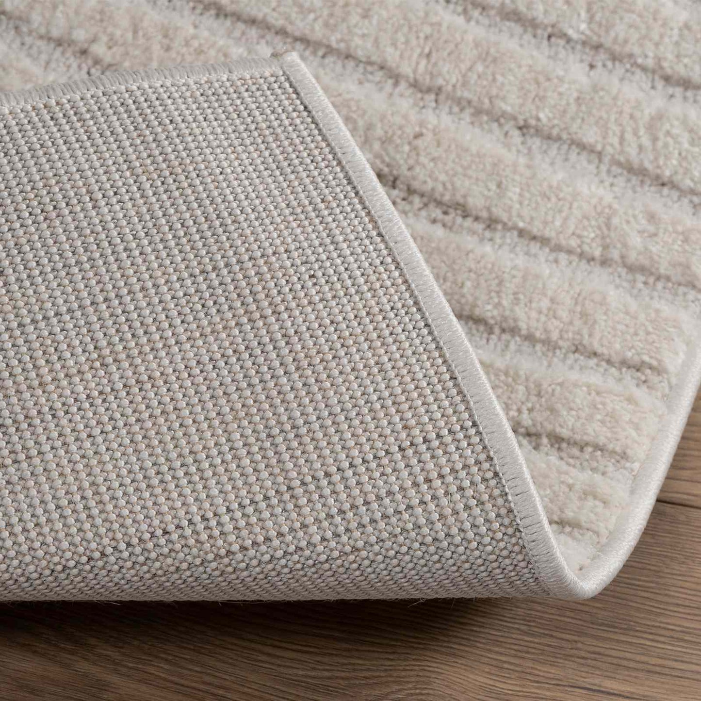 Områdetepper Torget GALATI Krem 120 x 120 cm Polyester