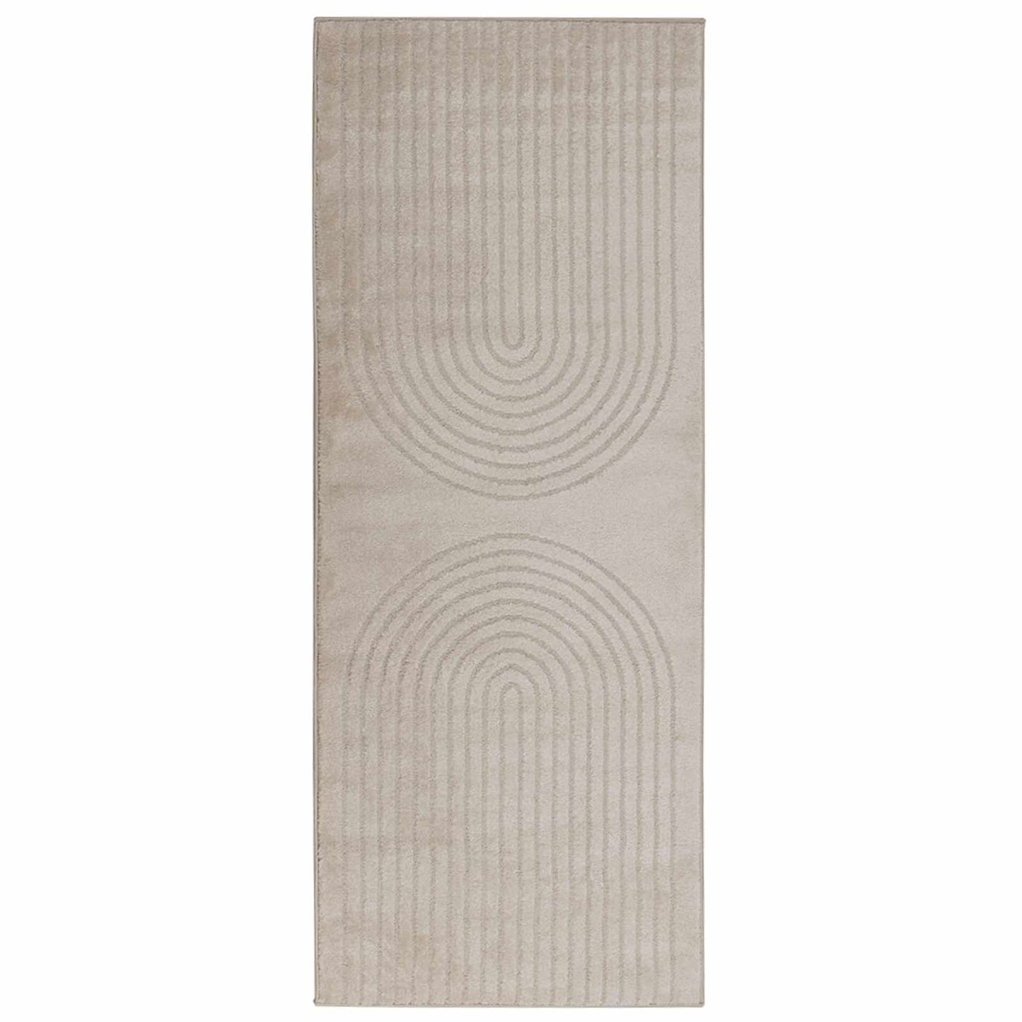 Områdetepper Rektangulær GALATI Beige 200 x 80 cm Polyester