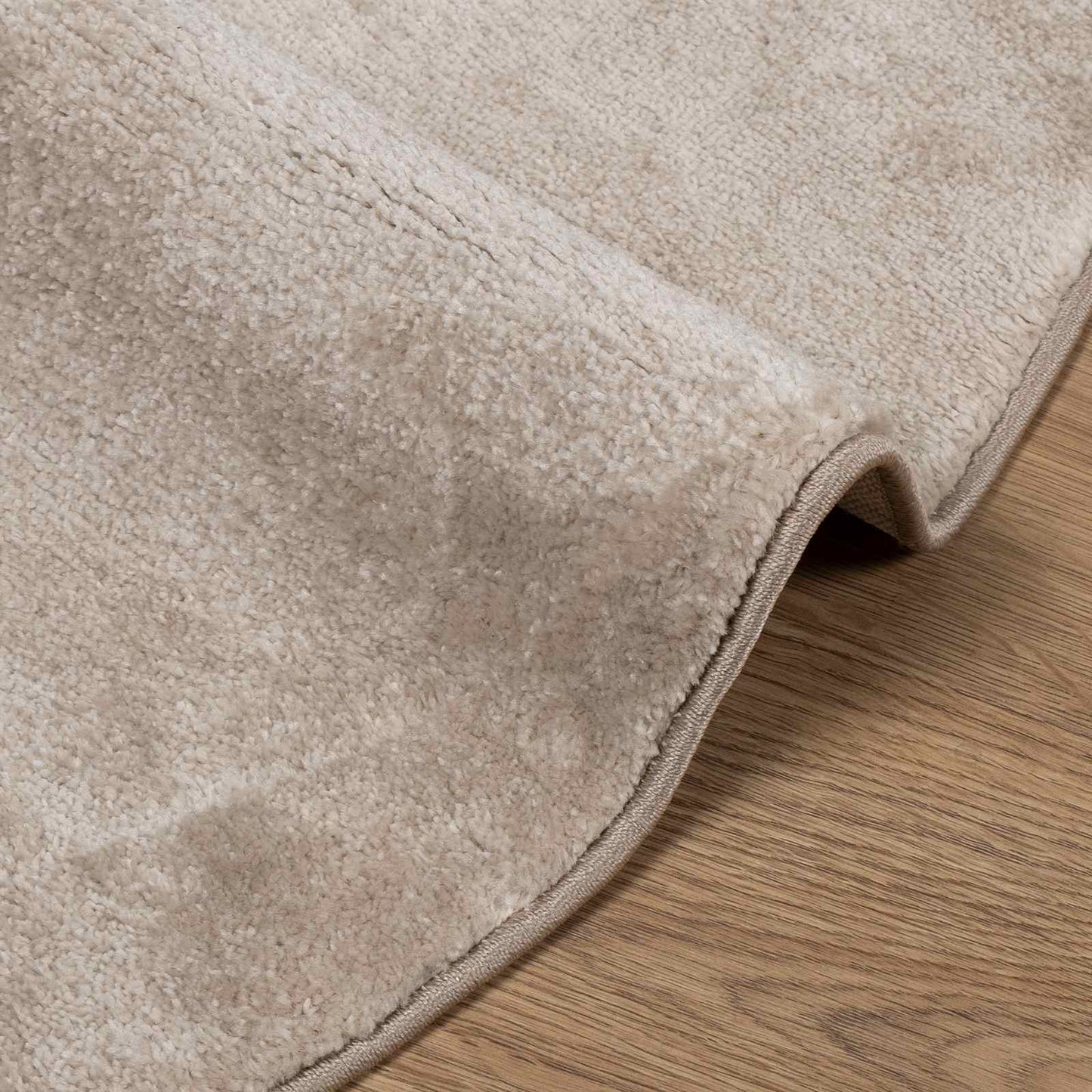 Områdetepper Rund GALATI Beige Ø 120 CM Polyester