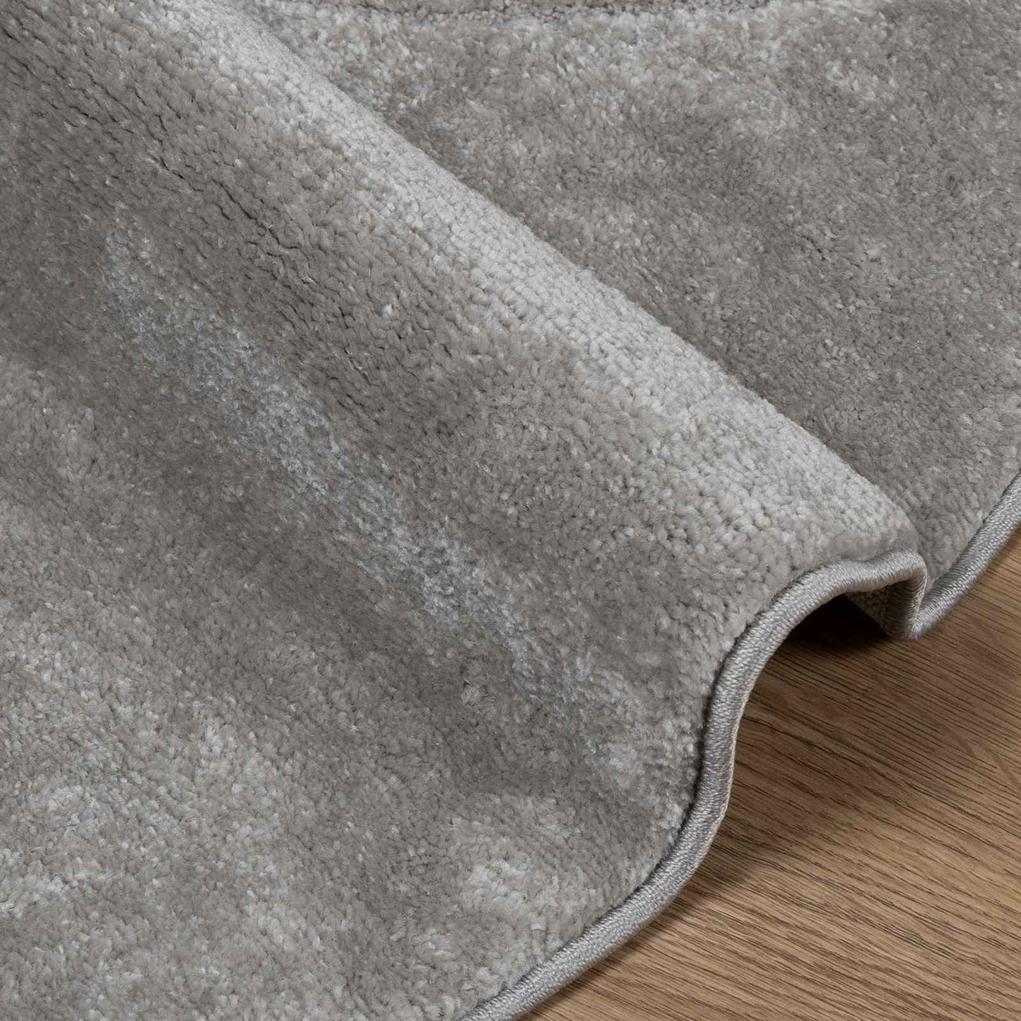 Områdetepper Rund GALATI Grå Ø 160 CM Polyester