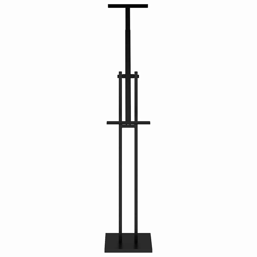 Messe Utstillinger 2 stk. Svart 26,5 x 26,5 x 150 cm Stål