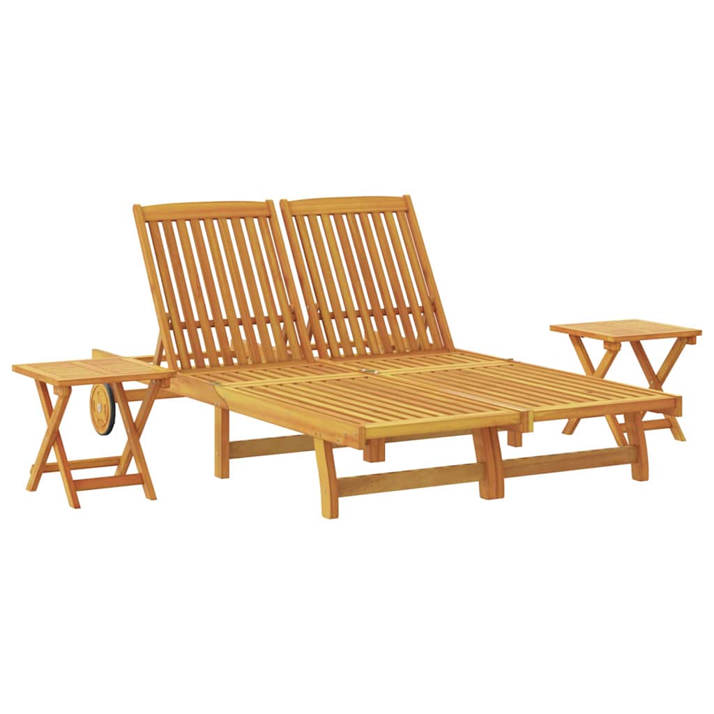 Solstol Brun Solid akasietre