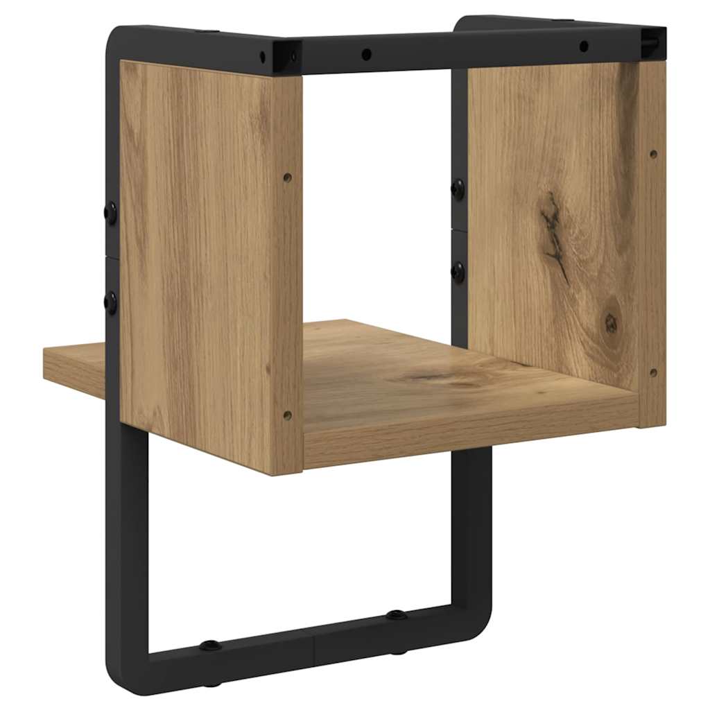 Vegghylle Kunstnerisk Eik 20 x 25 x 30 cm Konstruert tre