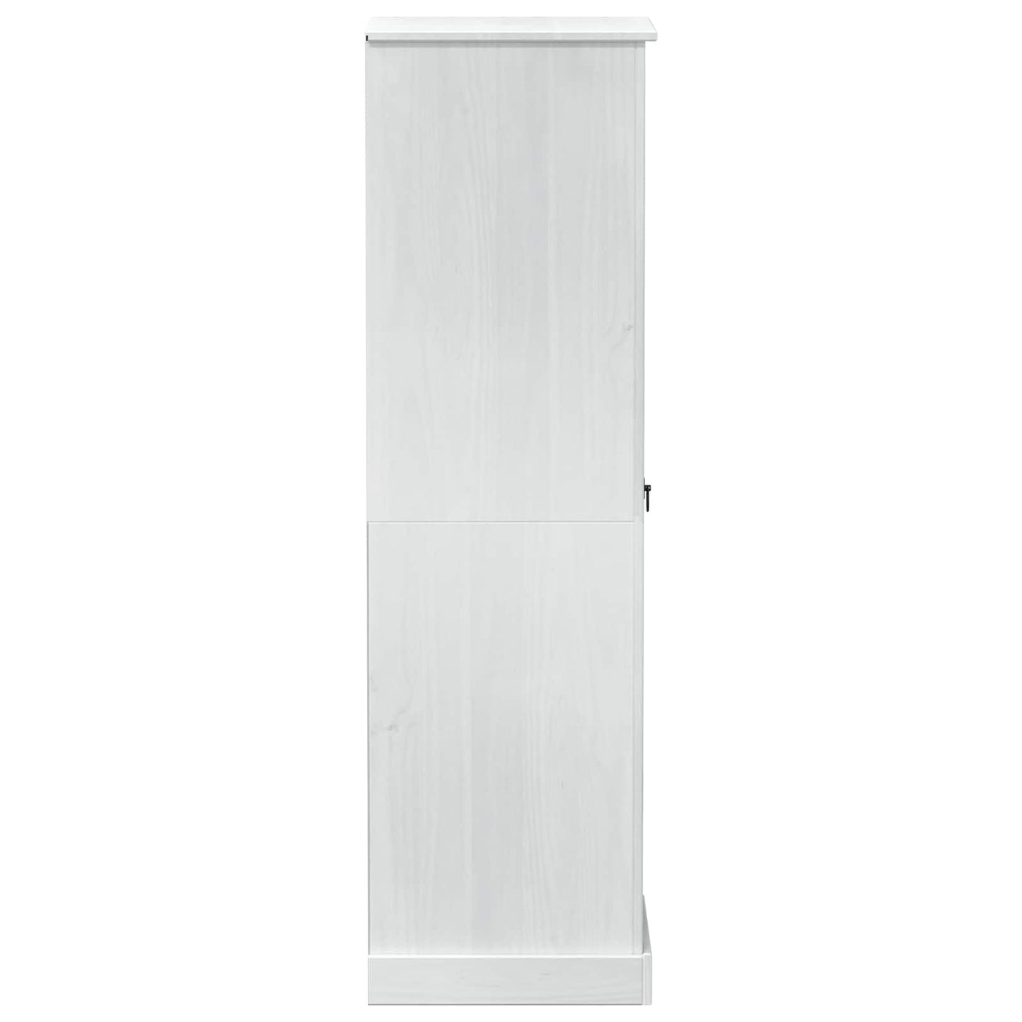 Garderober med skuff med dør Hvit 55 x 50 x 170 cm Massiv furu