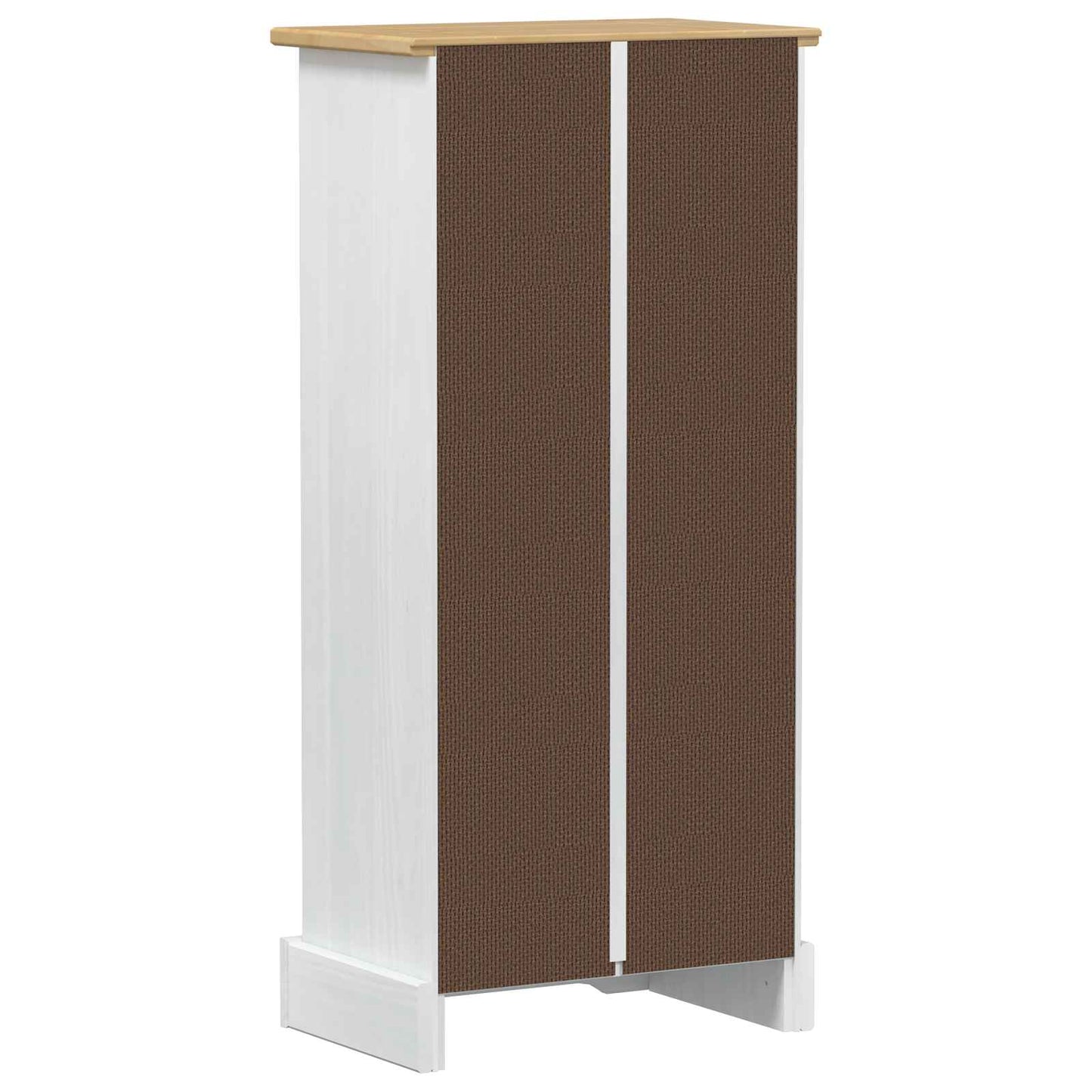 Bokhylle Hvit 46 x 29 x 100 cm Massiv furu