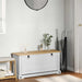 Sko Skap med hylle Corona Hvit 99 x 32 x 49 cm Massiv furu