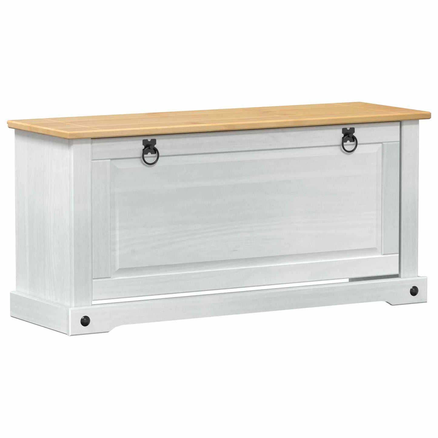 Sko Skap med hylle Corona Hvit 99 x 32 x 49 cm Massiv furu