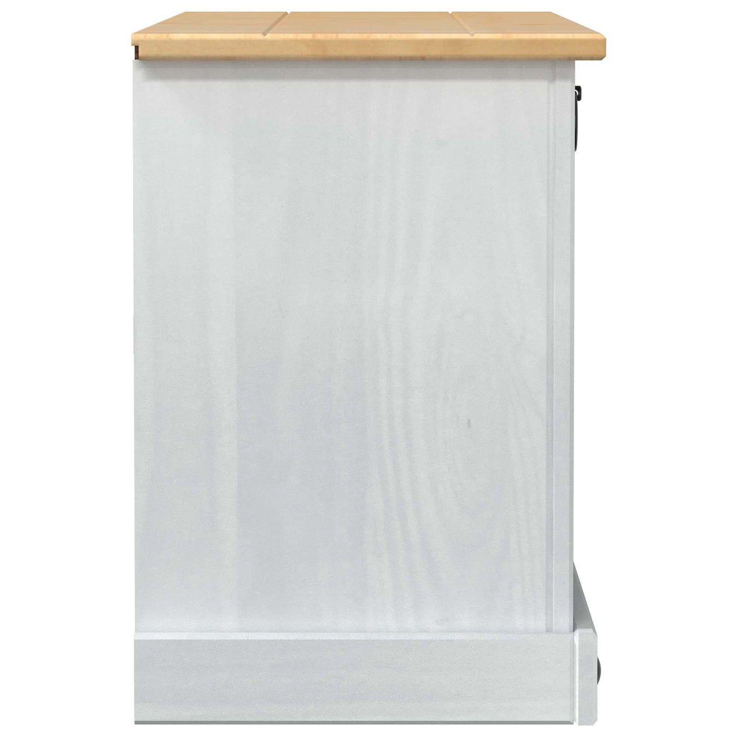 Sko Skap med hylle Corona Hvit 99 x 32 x 49 cm Massiv furu
