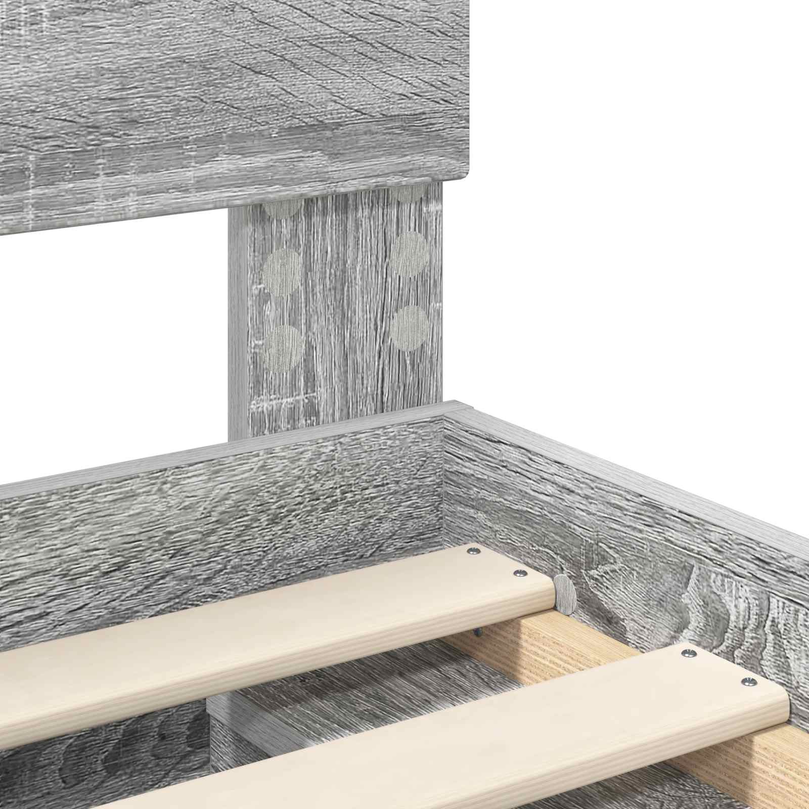 Sengestamme Grå Sonoma 135 x 190 cm Konstruert tre