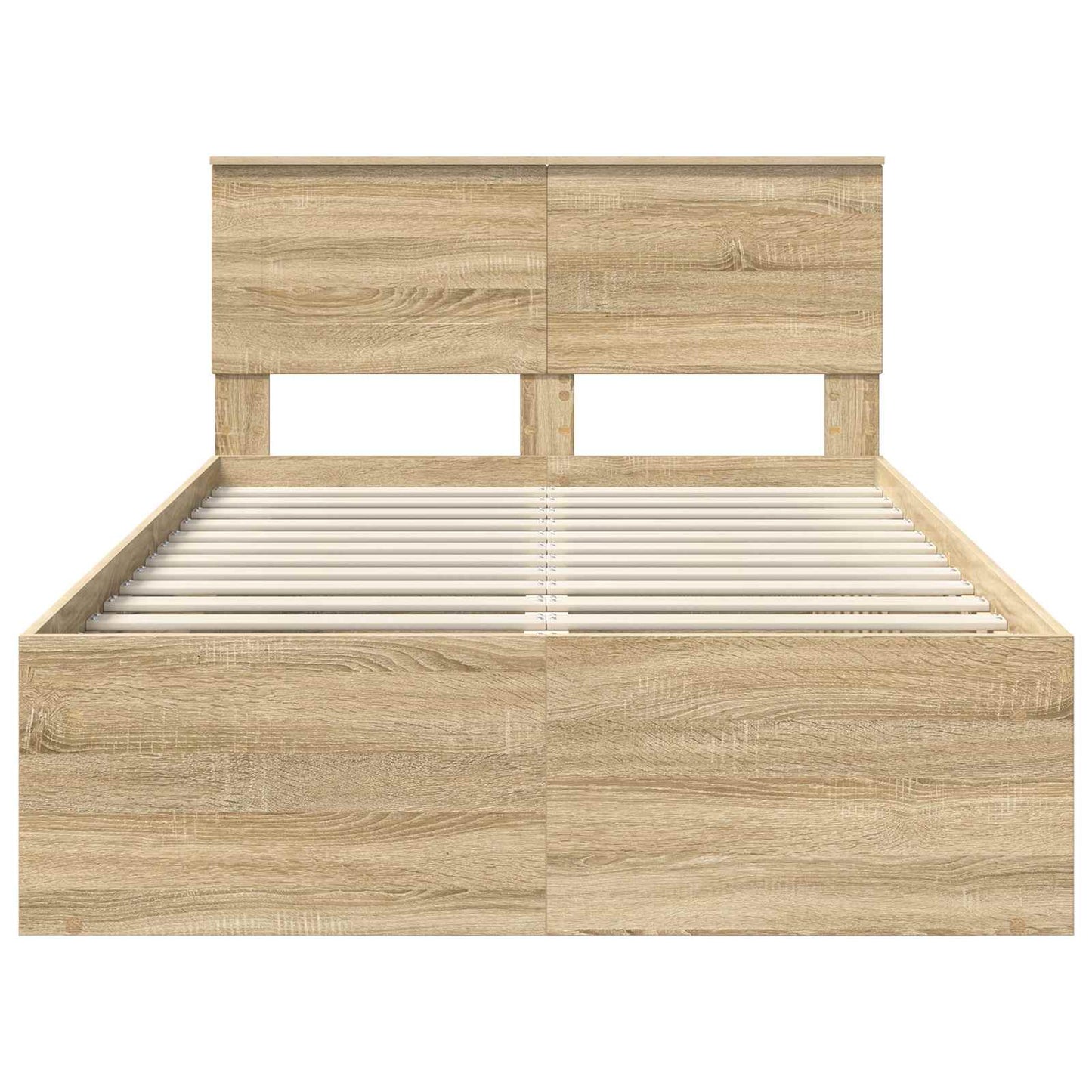 Sengestamme med hodegjerde Sonoma 120 x 190 cm Konstruert tre