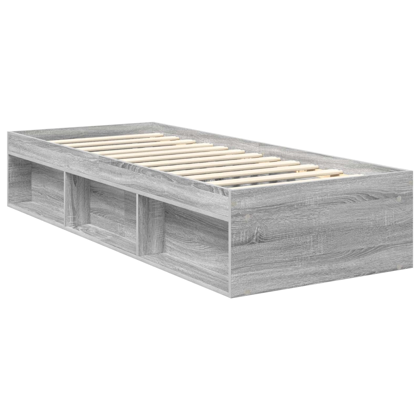 Sengestamme Grå Sonoma 75 x 190 cm Konstruert tre
