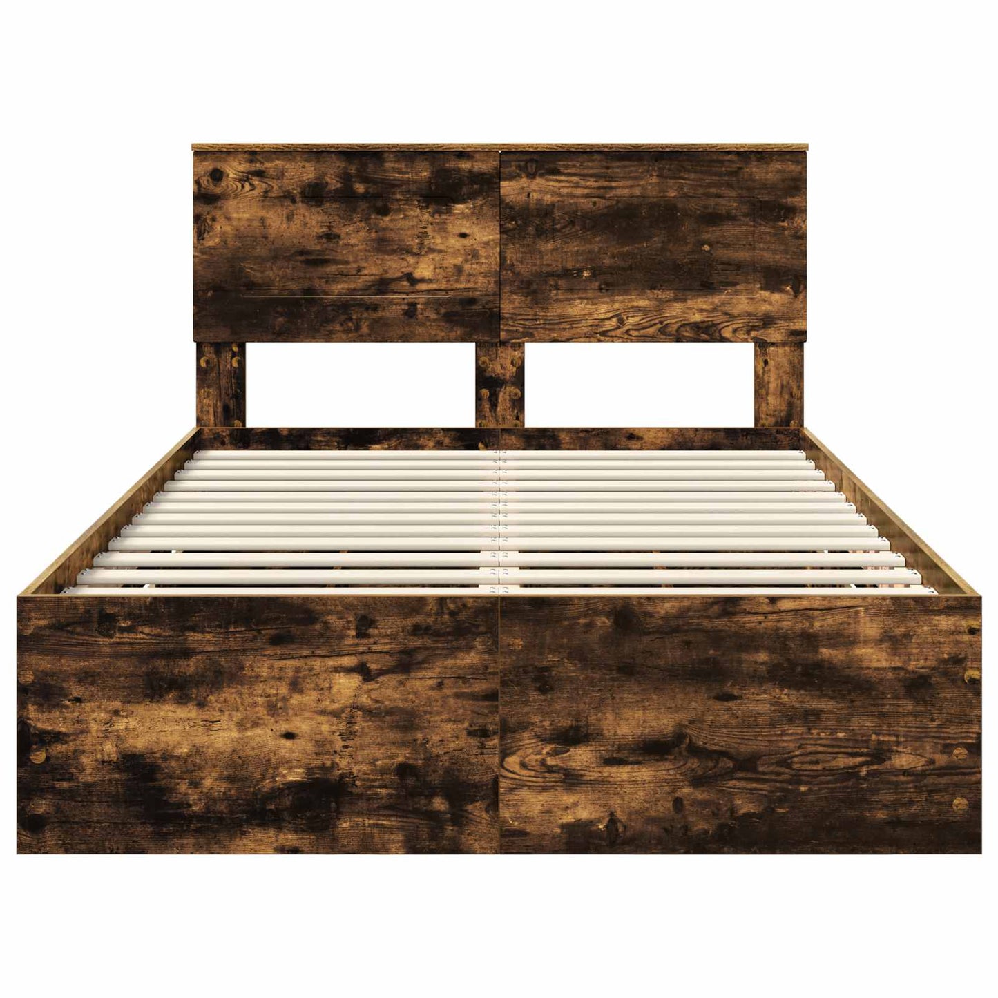 Sengestamme med skuff Røkt eik 120 x 200 cm Ingeniørtre