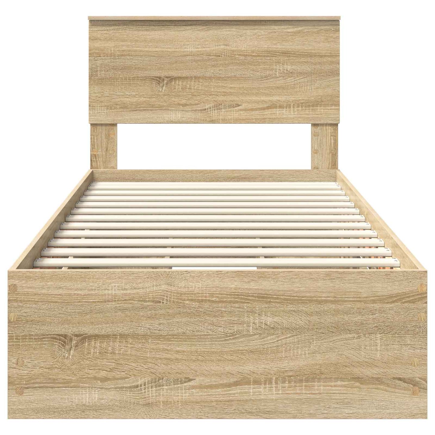 Sengestamme med skuff Sonoma eik 75 x 190 cm Ingeniørtre