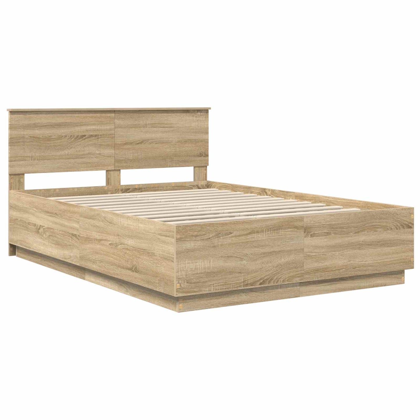 Sengestamme Sonoma eik 140 x 190 cm Konstruert tre