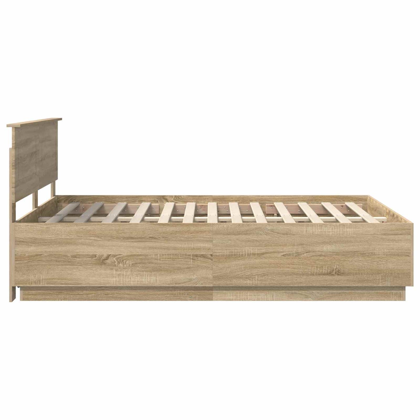 Sengestamme Sonoma eik 140 x 190 cm Konstruert tre