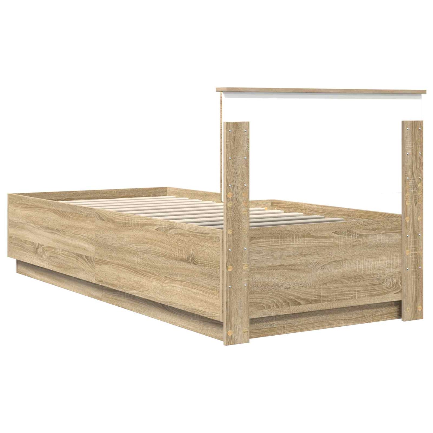 Sengestamme Sonoma eik 70 x 190 cm Konstruert tre