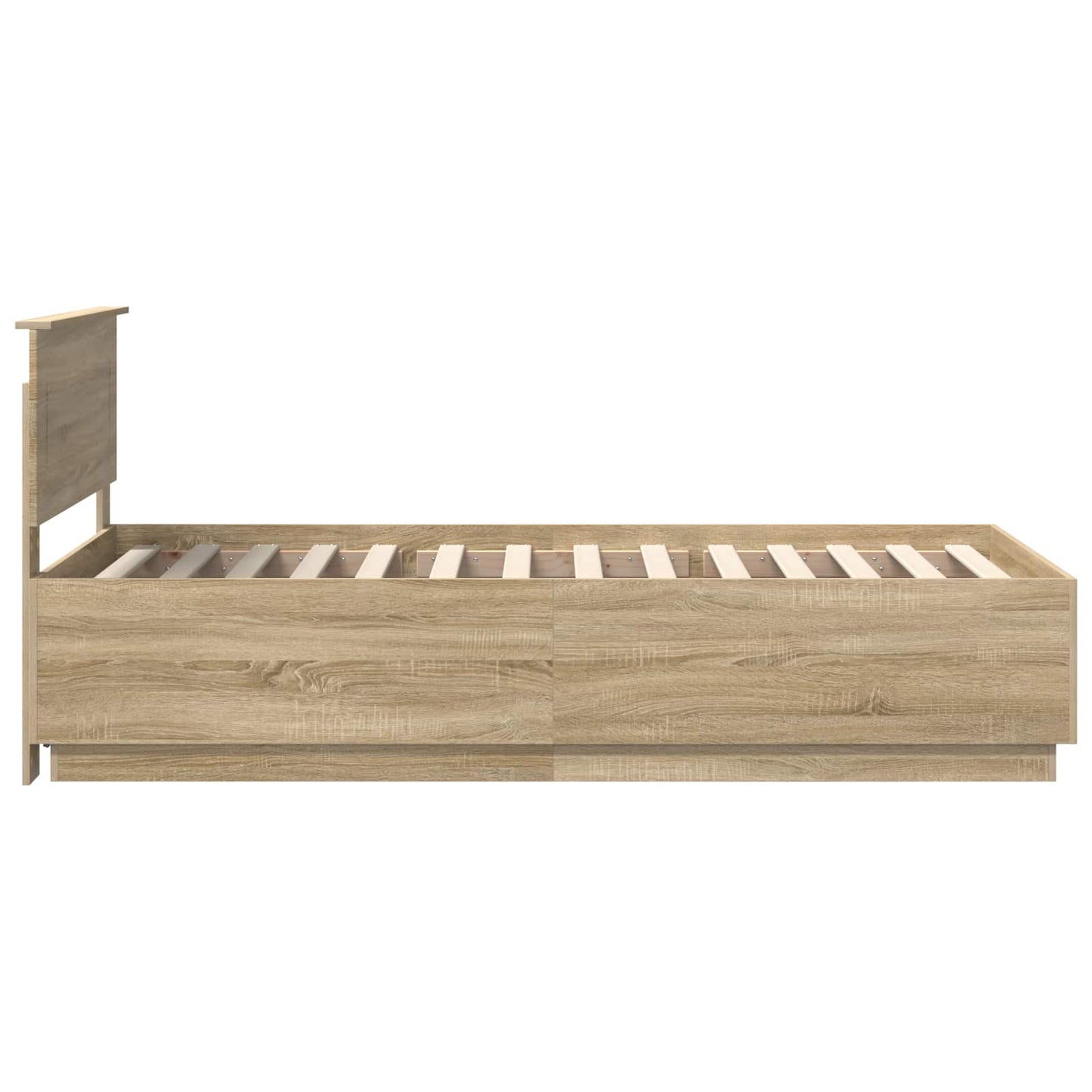 Sengestamme Sonoma eik 70 x 190 cm Konstruert tre