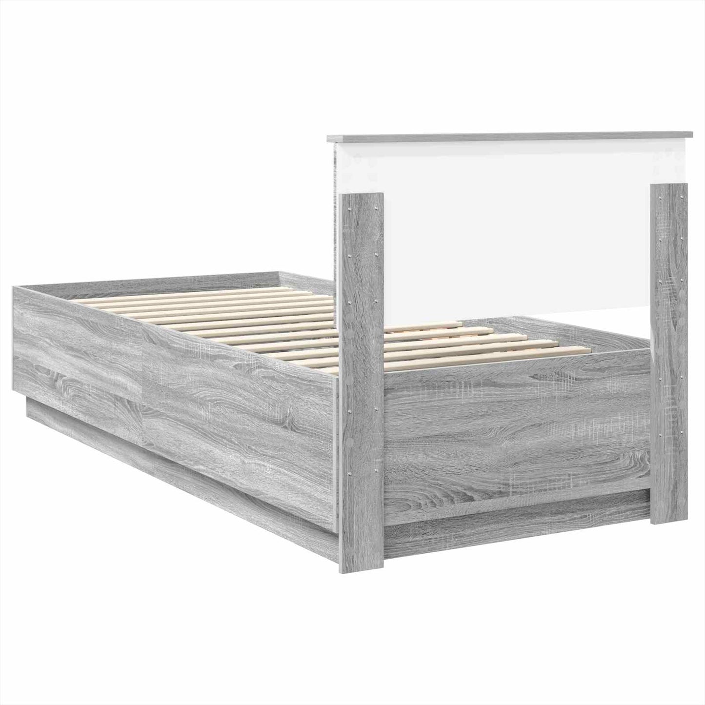 Sengestamme Grå Sonoma 70 x 190 cm Konstruert tre