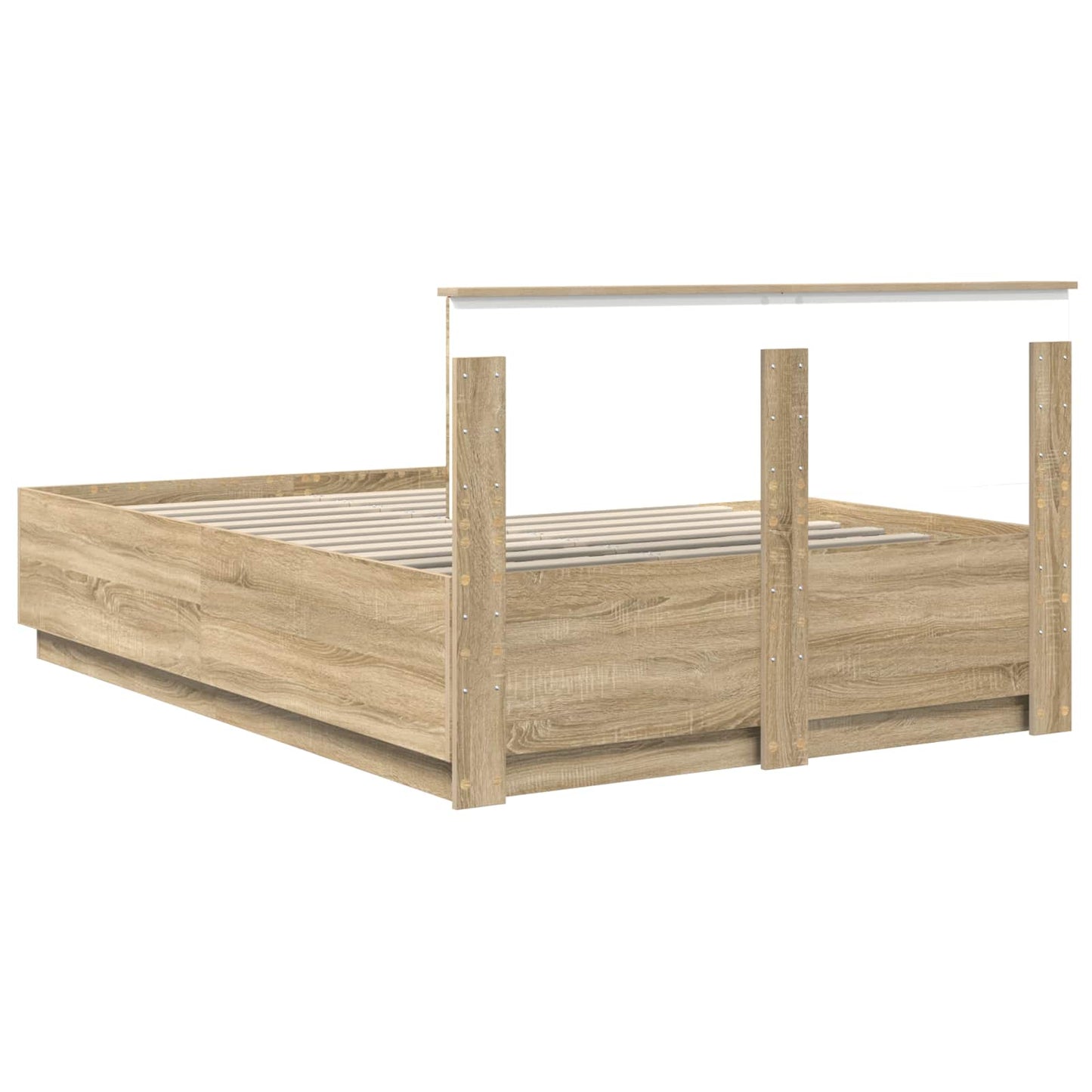 Sengestamme Sonoma eik 150 x 200 cm Konstruert tre