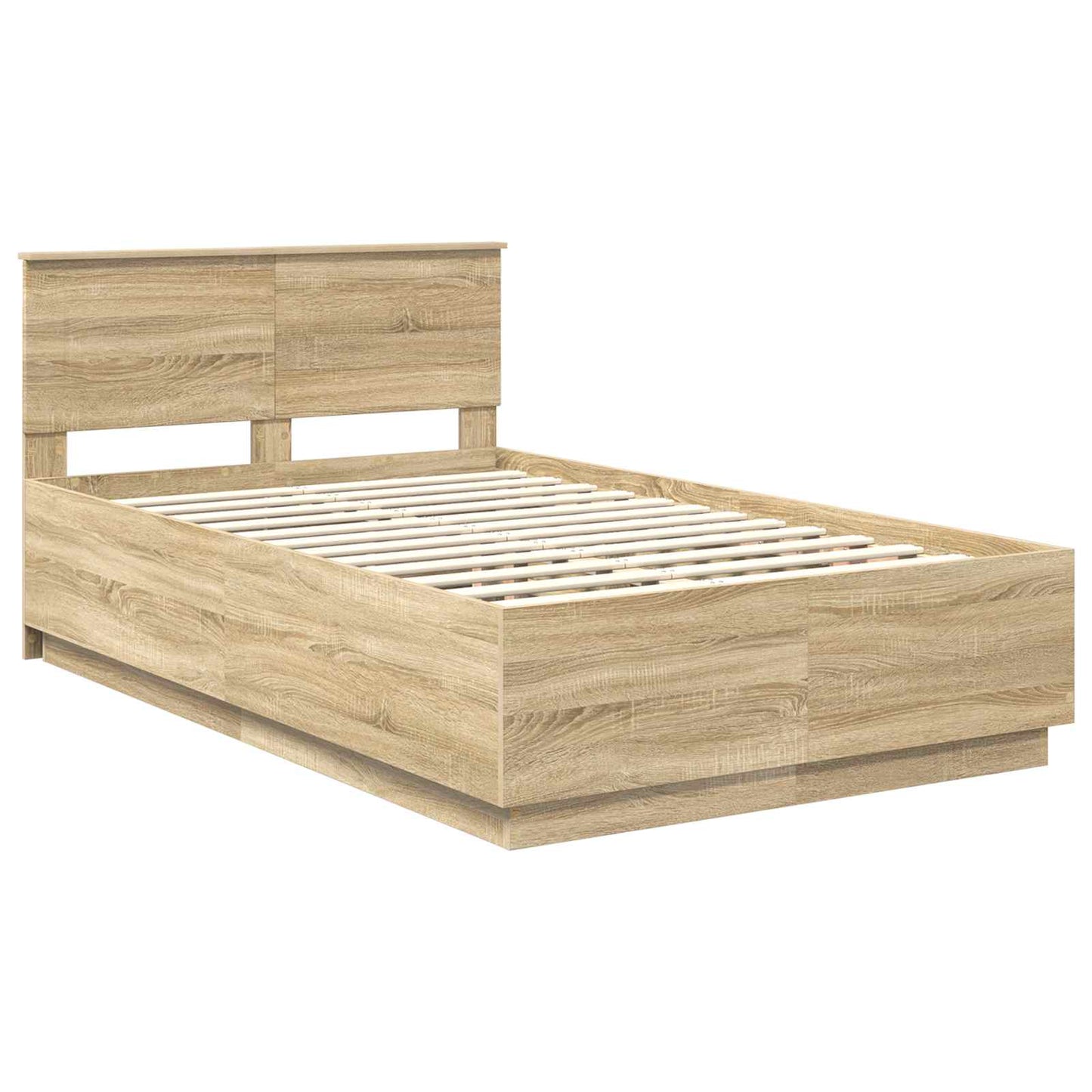 Sengestamme Sonoma eik 120 x 200 cm Konstruert tre