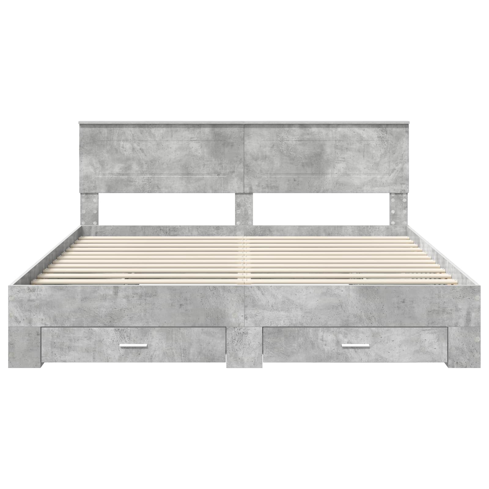 Sengestamme med skuff med hodegjerde med lagring Konstruert tre