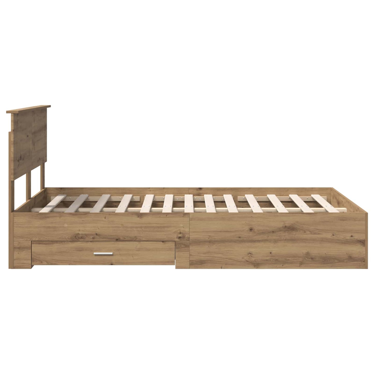 Sengestamme med skuff Artisan Eik 120 x 190 cm Konstruert tre