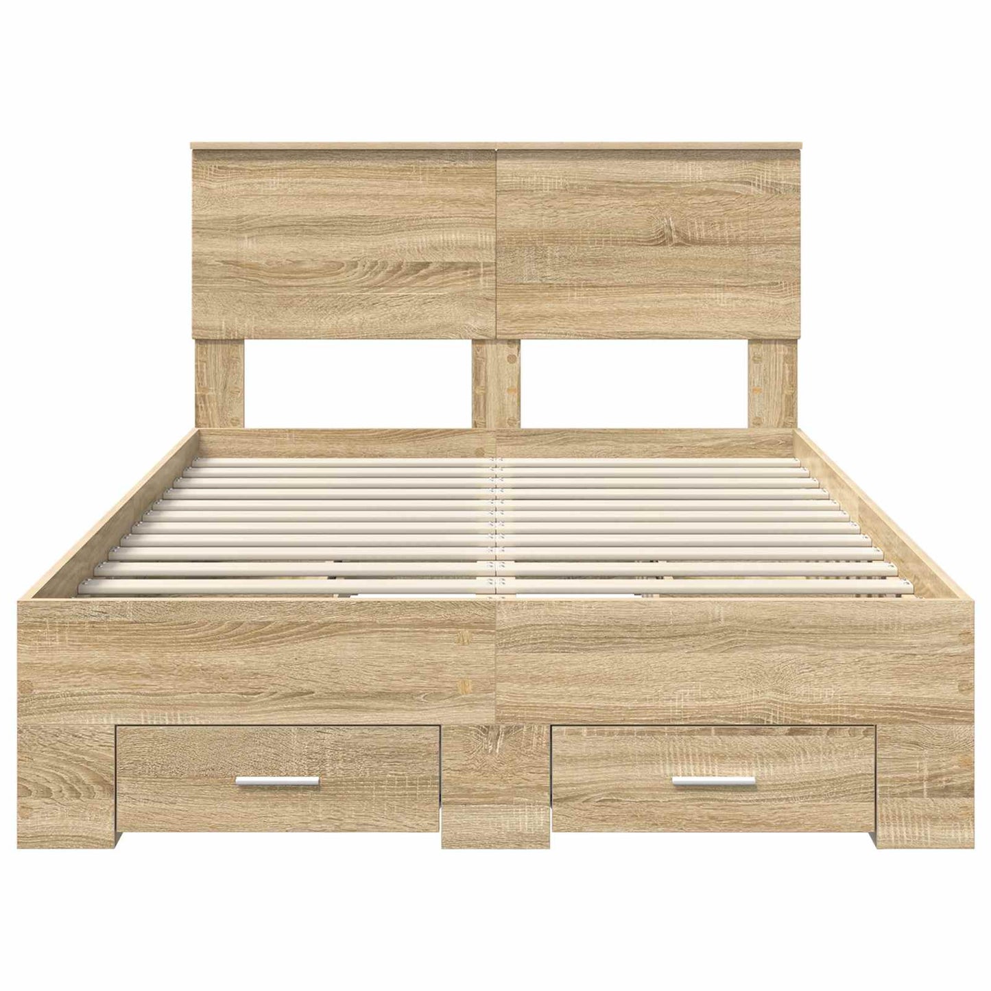 Sengestamme med skuff Sonoma eik 120 x 200 cm Konstruert tre