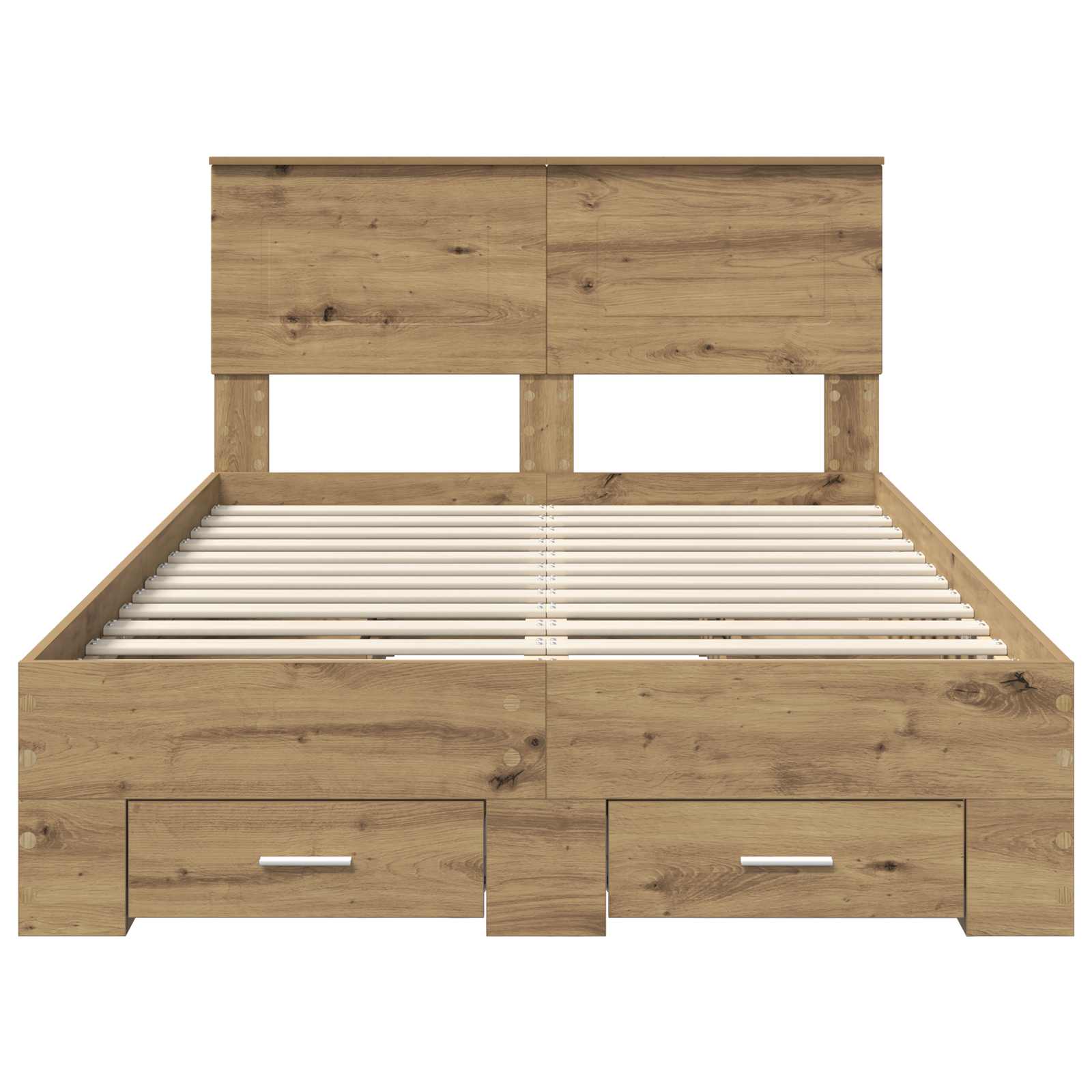 Sengestamme med skuff Artisan Eik 120 x 200 cm Konstruert tre