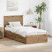 Sengestamme med skuff Artisan Eik 90 x 200 cm Konstruert tre