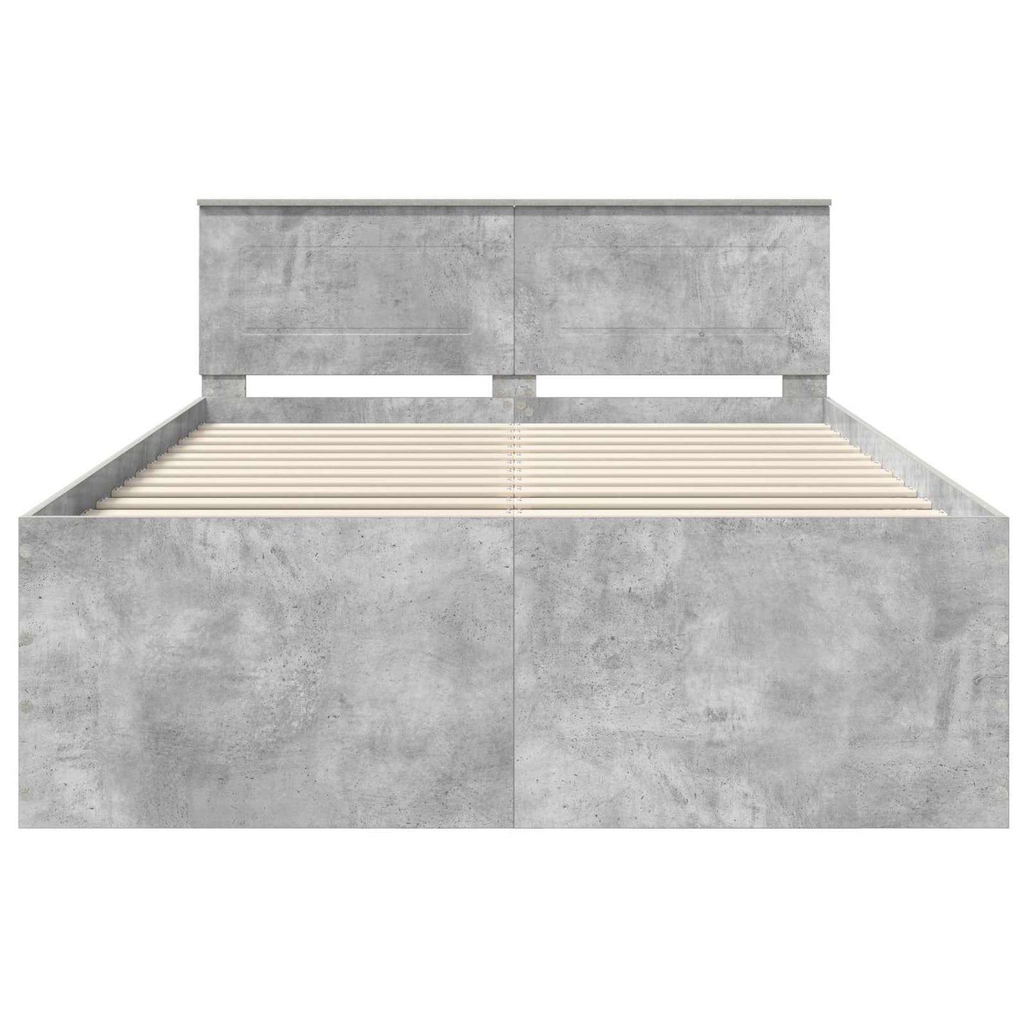 Sengestamme Betonggrå 150 x 200 cm Konstruert tre