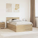 Sengestamme Sonoma eik 120 x 190 cm Konstruert tre