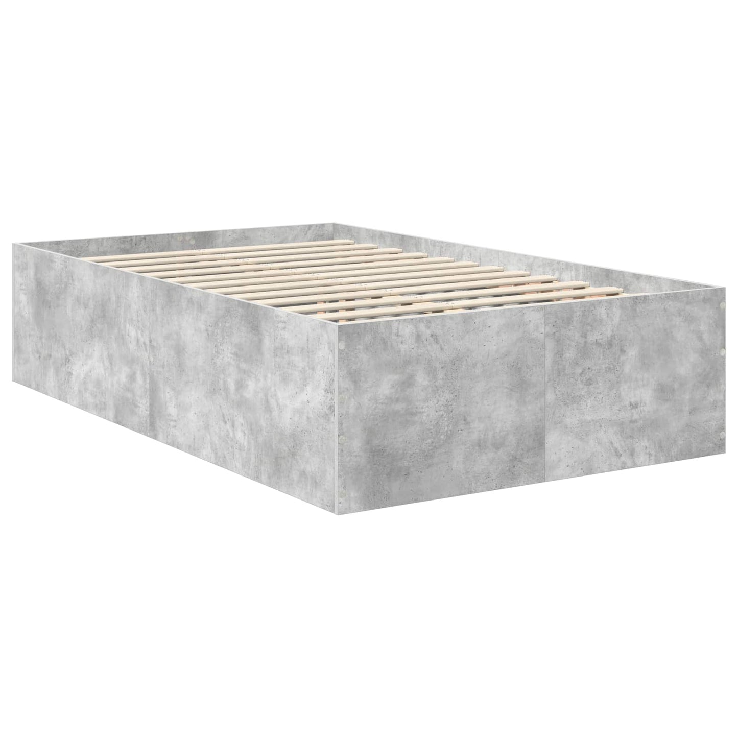 Sengestamme Betonggrå 120 x 190 cm Konstruert tre