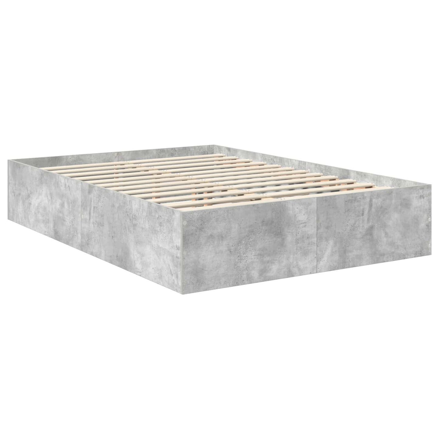 Sengestamme Betonggrå 150 x 200 cm Konstruert tre
