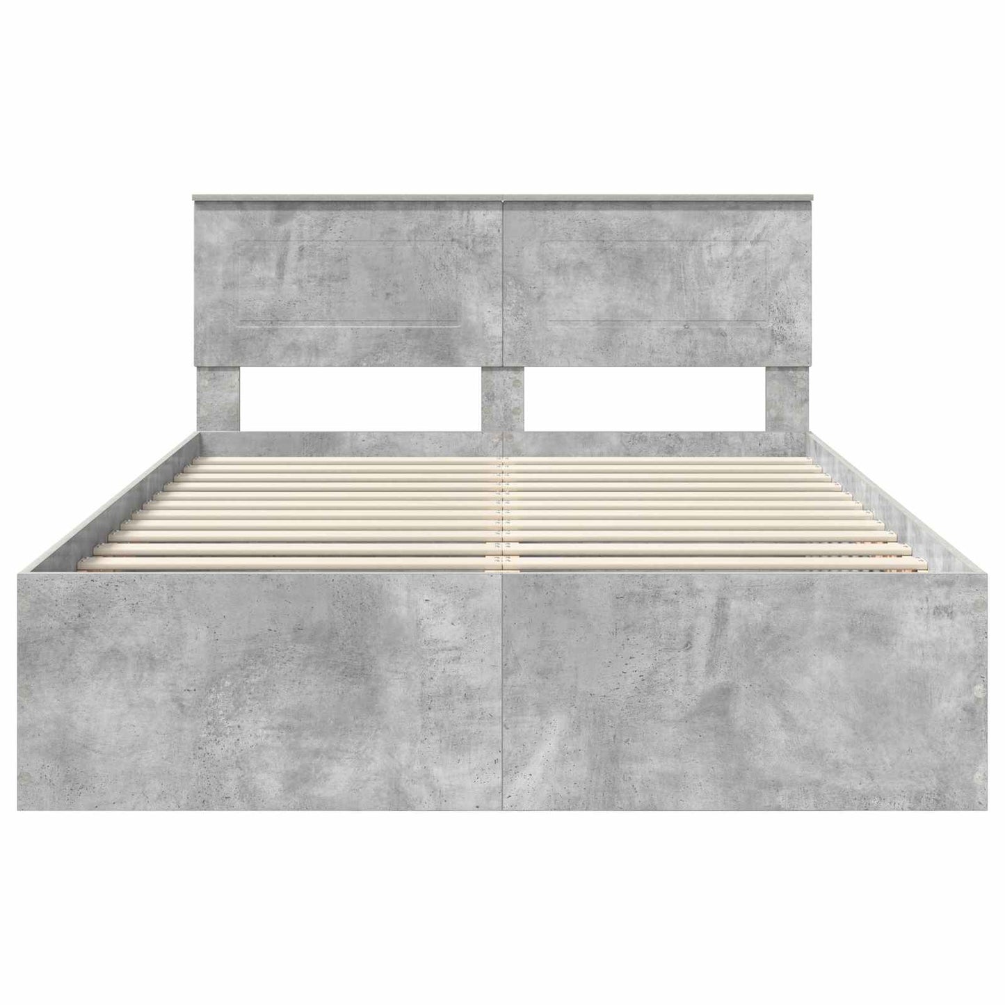 Sengestamme Betonggrå 150 x 200 cm Konstruert tre