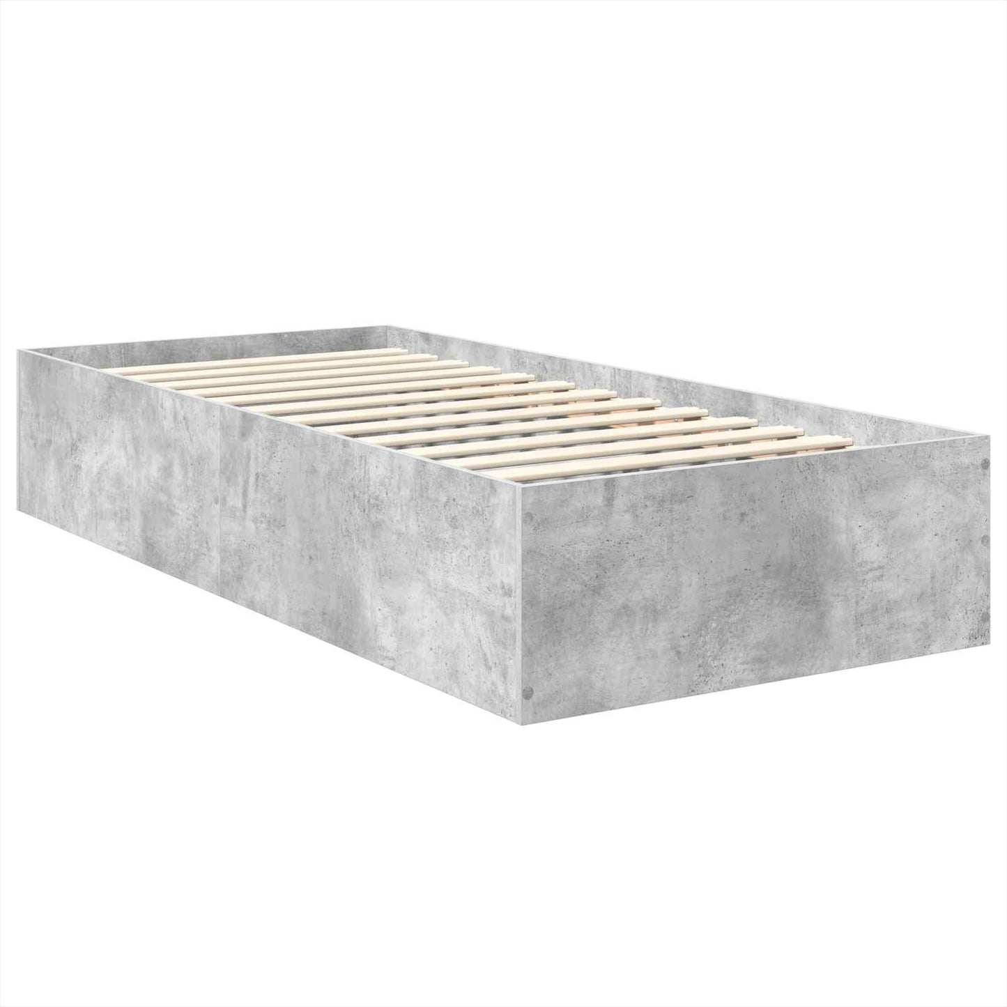 Sengestamme Betonggrå 100 x 200 cm Konstruert tre