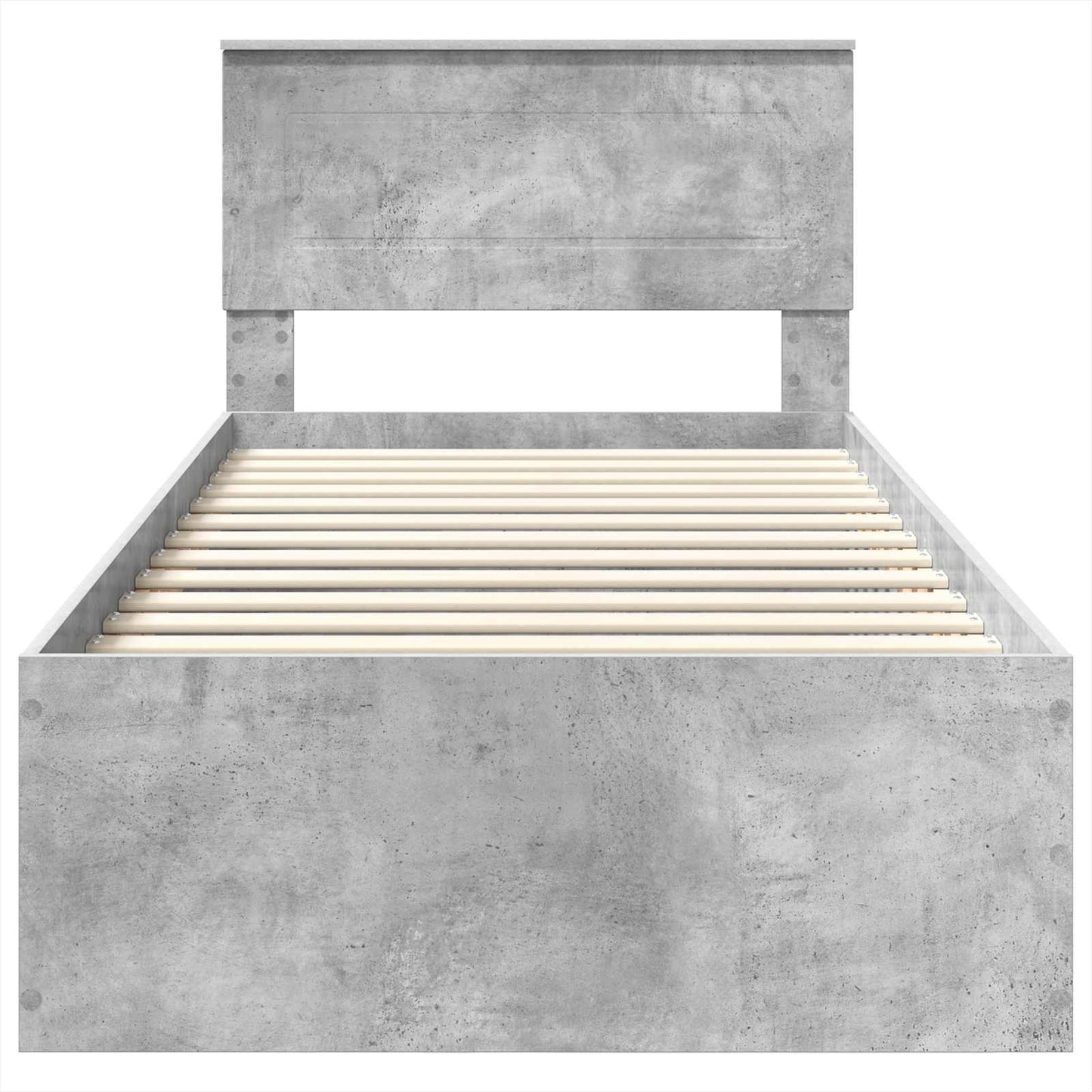 Sengestamme Betonggrå 100 x 200 cm Konstruert tre