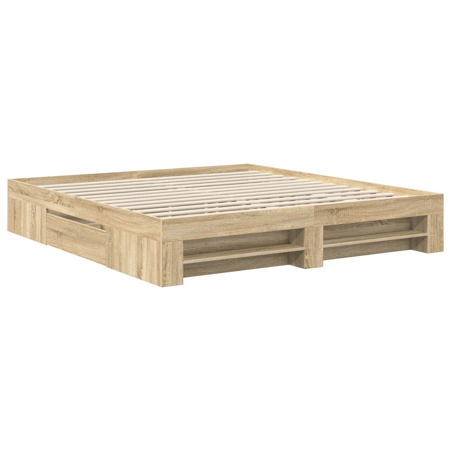 Sengestamme Sonoma eik 180 x 200 cm Konstruert tre