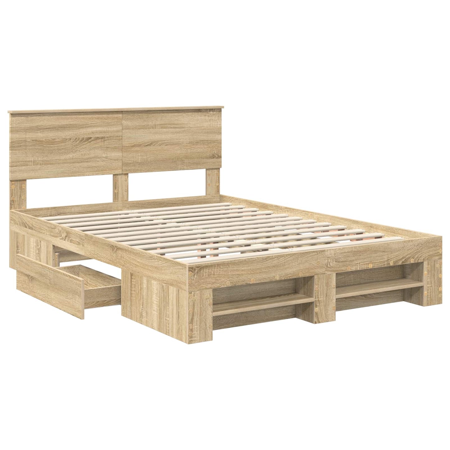 Sengestamme Sonoma eik 150 x 200 cm Konstruert tre