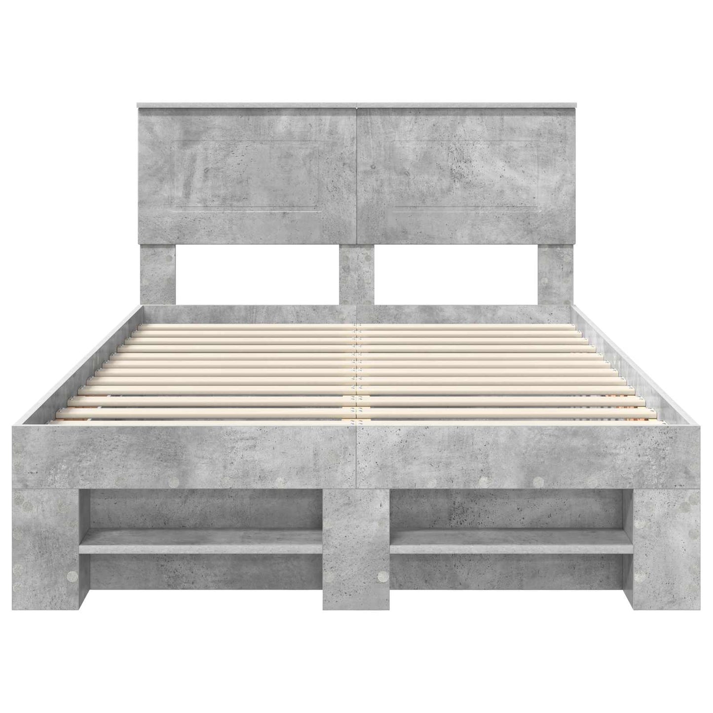 Sengestamme Betonggrå 120 x 200 cm Konstruert tre